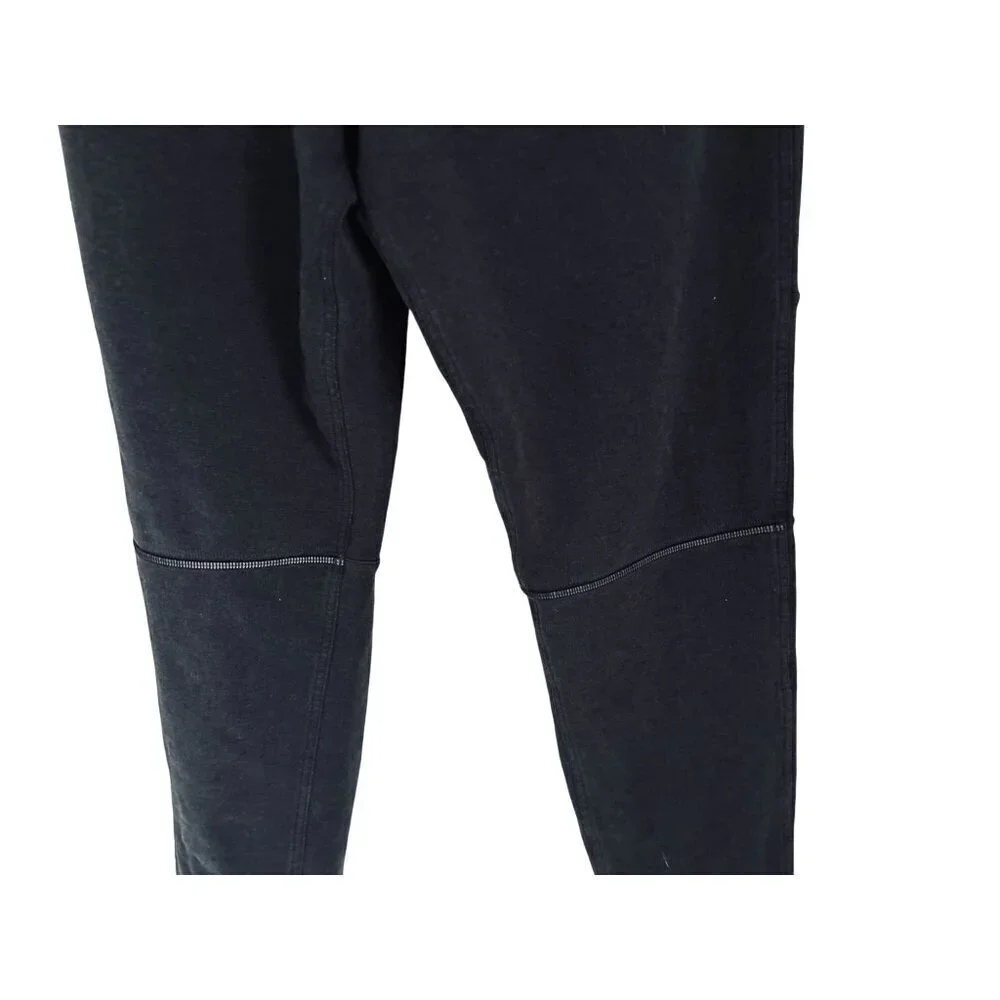 Lululemon Mens Black Jogger Sweatpants With Drawstring Waist & Pockets Size M